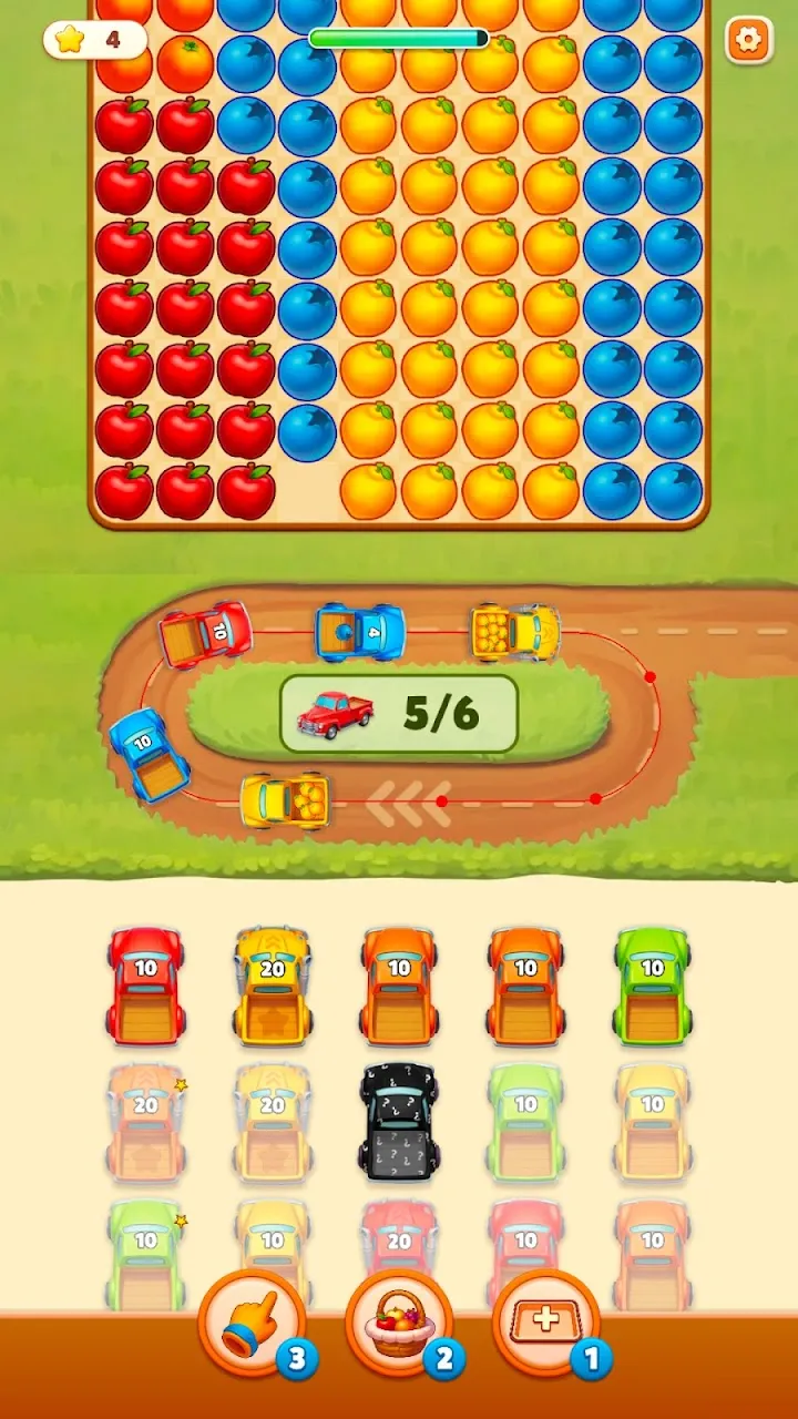 Screenshot Levelübersicht